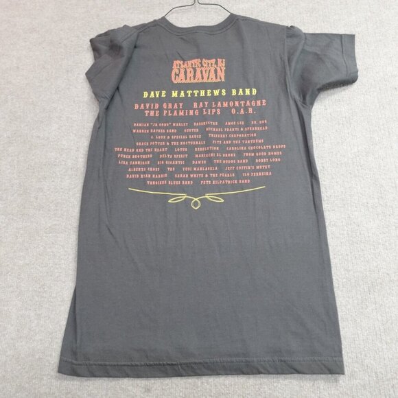Dave Matthews Band Shirt Small Gray Band 2011 Caravan Flaming Lips OAR - Picture 4 of 8